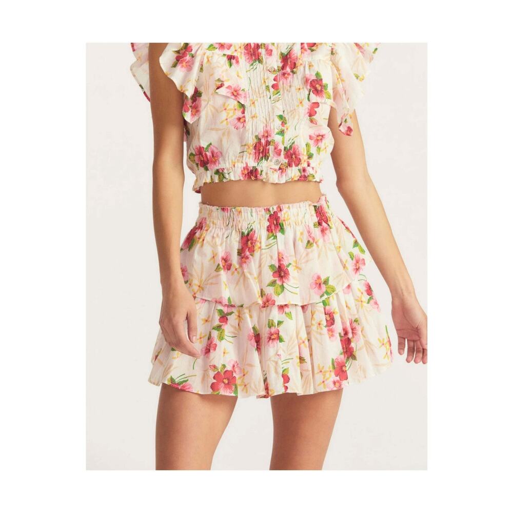 LoveShackFancy Ruffle Mini Skirt - M - Picture 3 of 6